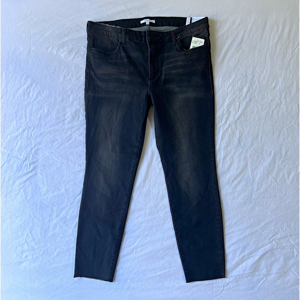 STS blue Women's High Rise Ellie Ankle Skinny Black Dark Wash Stretch Size 31